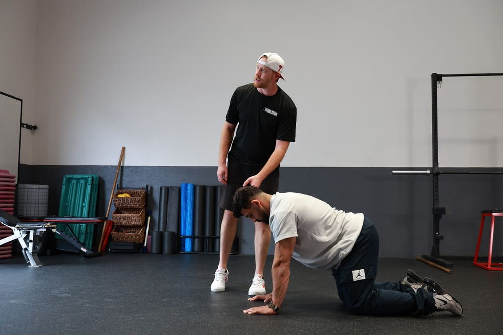 Hands-on personal training instruction at NPTI
